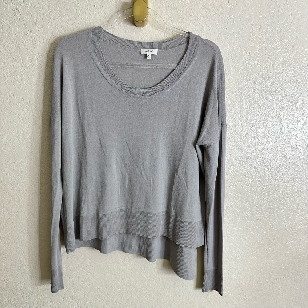 Aritzia Wilfred librement asymmetrical sweater size M - Picture 6 of 10